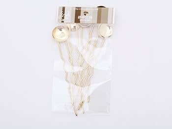 Amazon.co.jp: 紗や工房 かんざしパーツ 丸皿付き・U字(約10cm