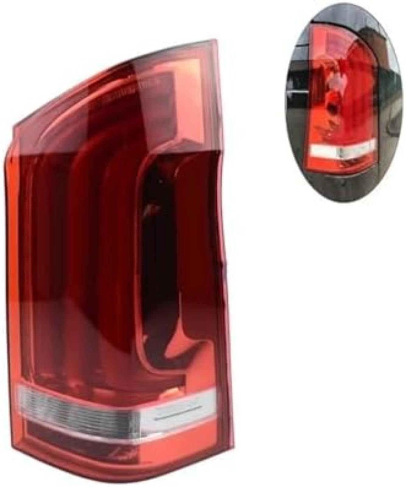 Riflettore paraurti posteriore, per Classe V, per Vito W447 2014-2020 Luci a LED per auto Fanale posteriore Indicatore di direzione 1Pc A4478200664 A4478200564 Catarifrangente (Left)