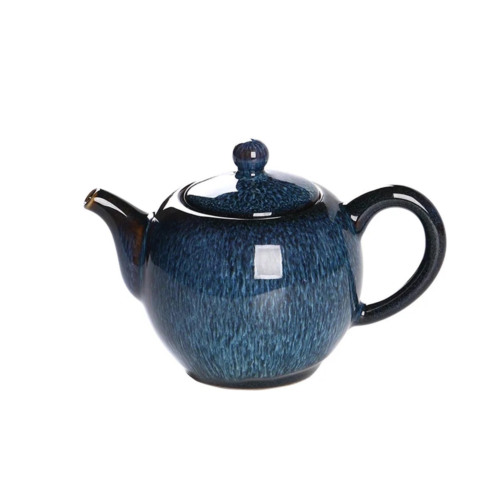 TYUHDUYUR Tea Pot Single Pot Ceramic Handmade TeaPot Single Tea Set Zisha Teapot Clay Heated Kettle Teapots Bar (Blue As Shown)
