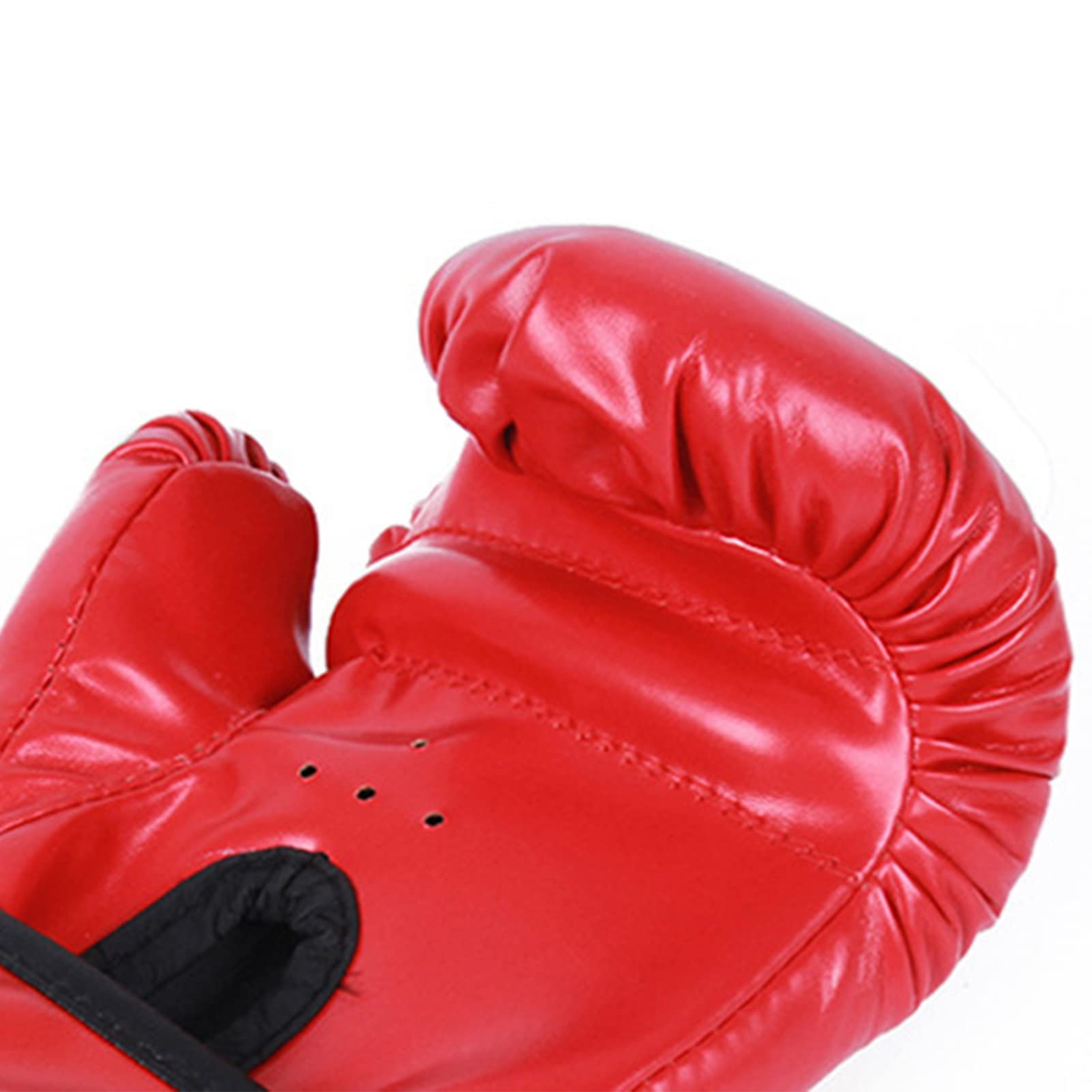 HERCHR Guantoni Da Boxe, Guanti Taekwondo In Pelle PU Combattimento Professionale Guanti Da Allenamento Per Boxe Per Bambini Guanti Da Allenamento Per Sparring Punzonatura Addensata Per Bambini(Oro