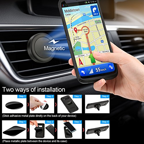 image for Sumind Car Adapter in-Car FM Transmitter, Wireless Radio Adapter 1.7 I