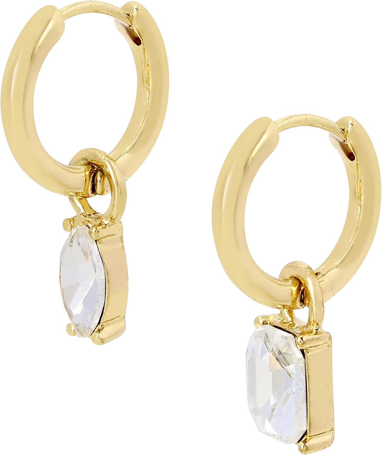 Steve Madden Stone Dangle Huggies