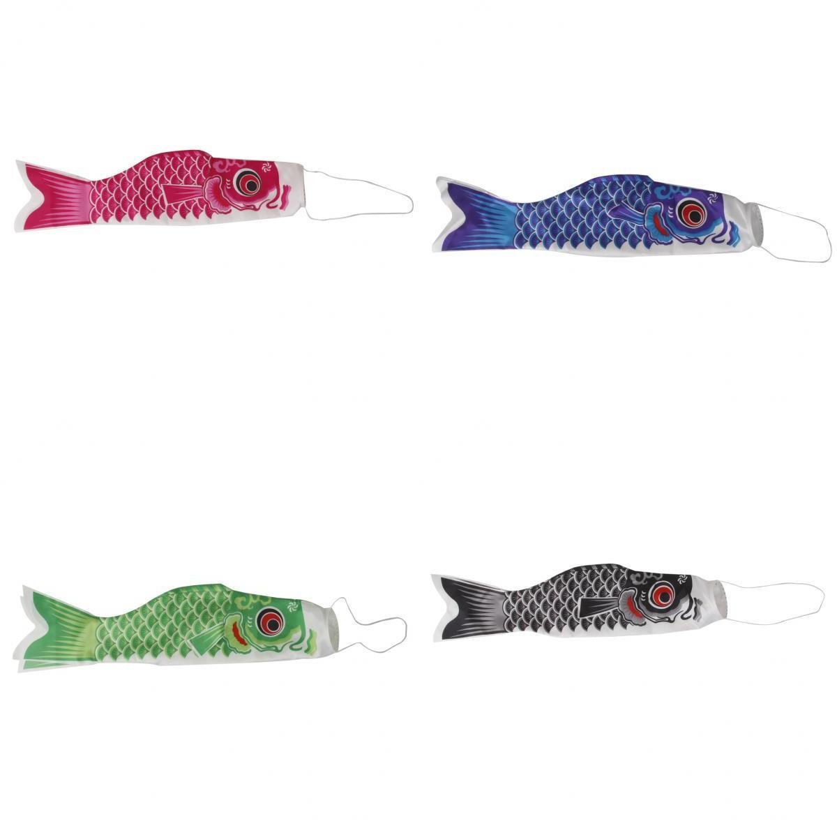 STYLEHEAVEN 4X 55cm Japanese Carp Mark Koinobori Fish Wind Streamer Children's Boy's Day|Home & Garden|Yard, Garden & Outdoor Living|Garden D?©cor|Windmills & Wind Spinners-image-16