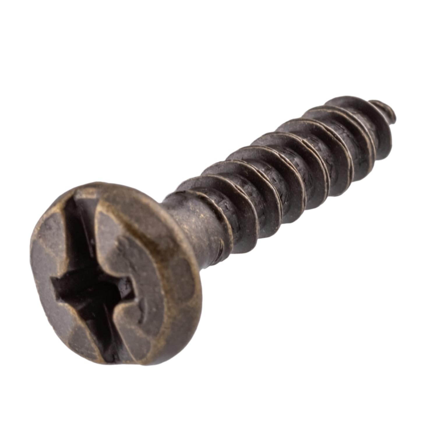 5 X 5/8" Antique Brass Pyramid Hammer or Round Head SelfTapping Hinge