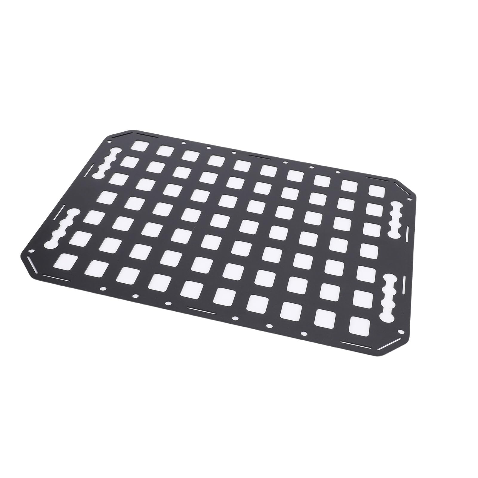 Panel Molle do łóżka do Ciężarówki, Bezpieczne Zamykanie Aluminiowe Mocowanie na Szynie L, Organizer łóżka Ciężarówki z Solidnym Systemem Blokowania Samochodów SUV, Pickupów, Ciężarówek,