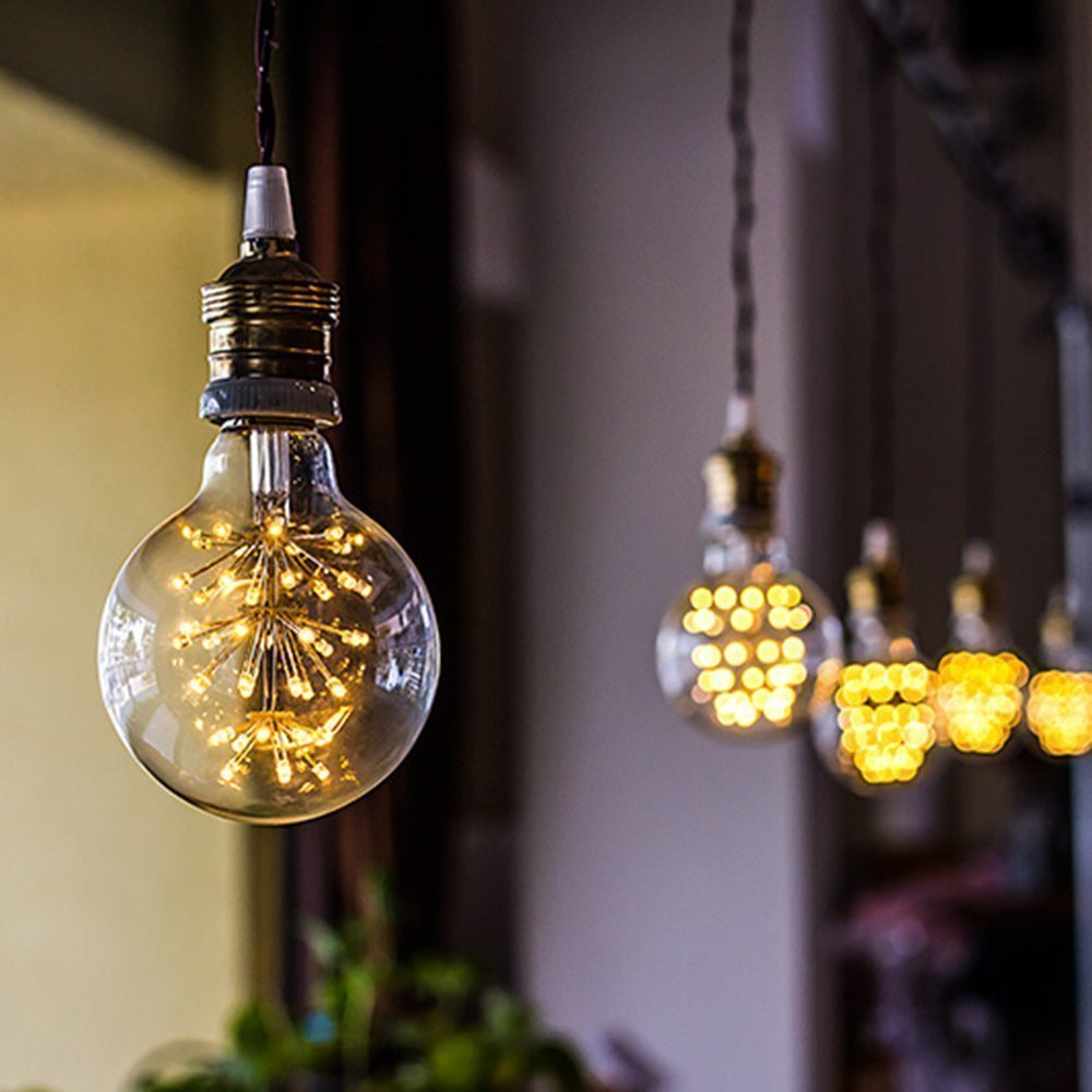 Lampadina LED Vintage Elecricalsone E27 8W – G95 Ambra Dimmerabile, 2200K, Retrò