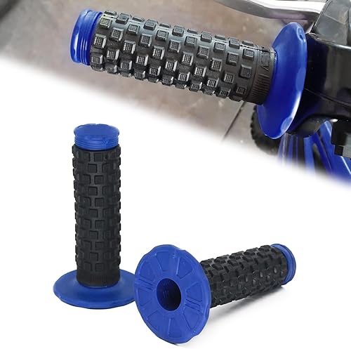 Miniatura 6 de Manillar universal para motocicleta, 7/8 pulgadas, 2 piezas, con agarre, antideslizante, de goma, para carreras, motos de cross