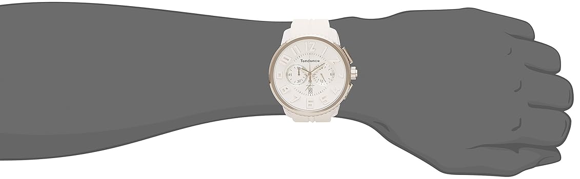 Tendence テンデンス ガリバー 白 TG036013 クロノグラフ Amazon.co.jp: [テンデンス] 腕時計 Gulliver Round Chronograph