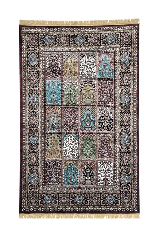 Image of Luxury Silk Carpet 9 x 12 FEET for Living Room or Bedroom, Made with Premium Silk, Perfect for Elegant Interiors Comfort and Timeless Design