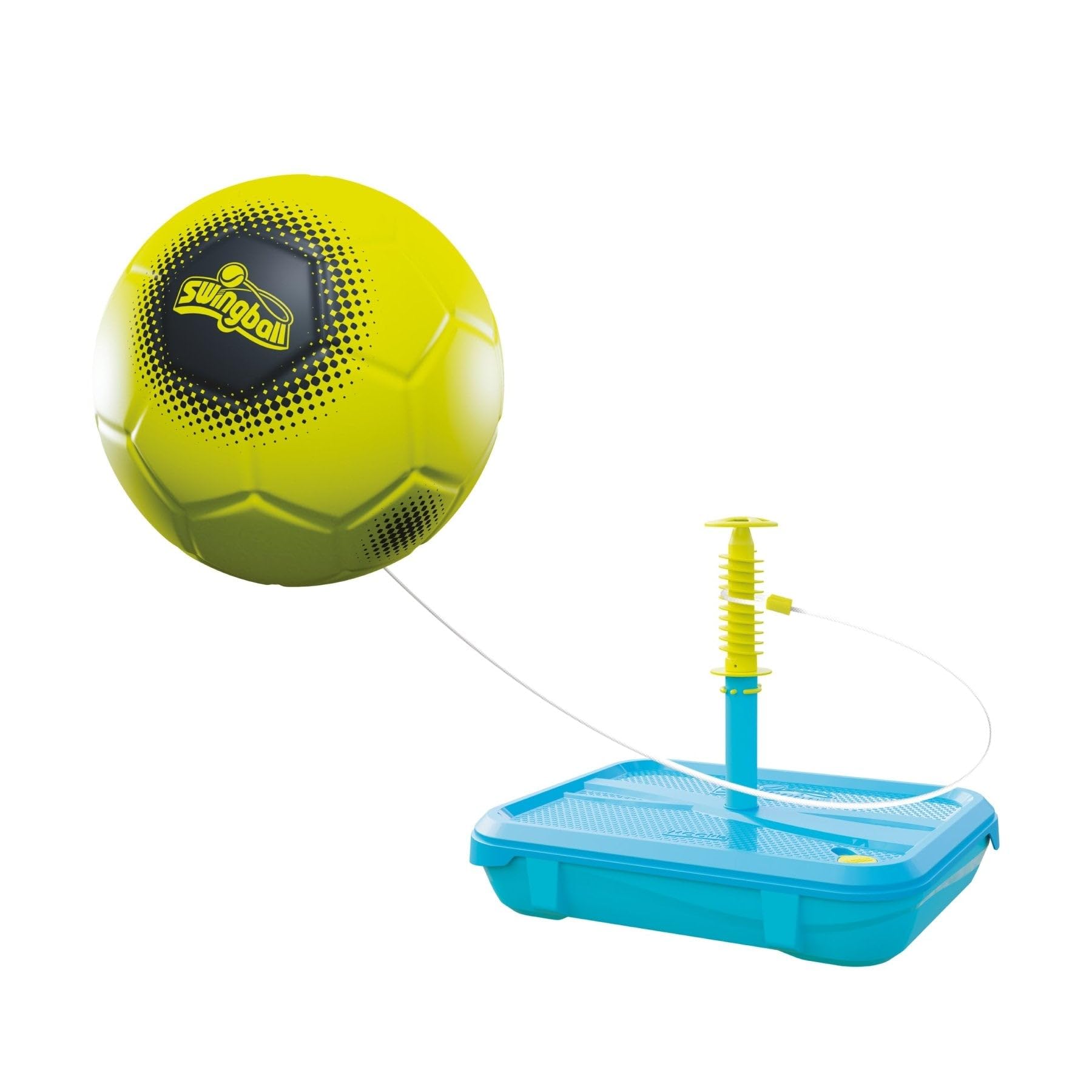 Swingball Set First Multiplay 3 en 1 Toda Superficie – Juego Swingball, Fútbol y Baloncesto – Base Estable y portátil – A Partir de 3 años – Desarrolla Coordinación Ojo-Mano