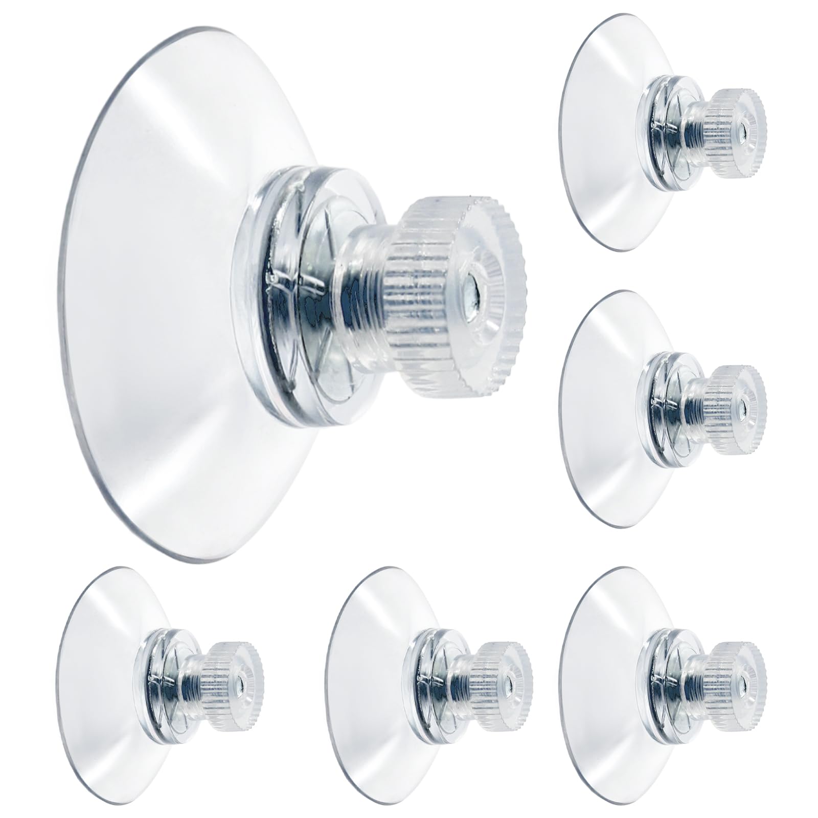 Suction Cups for Hanging - 6 Pack 32mm -1