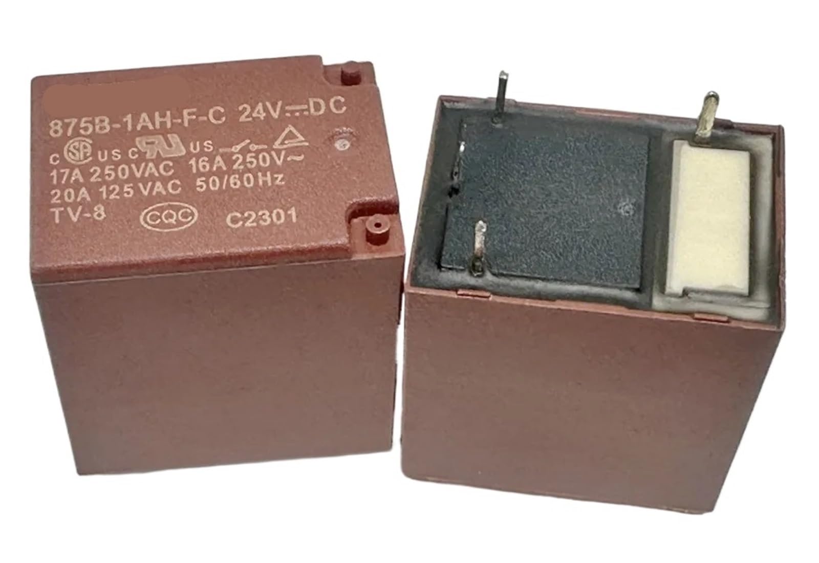 Relé 875B-1AH-F-C 12VDC de 4 pines para sustitución de 22FA-17A