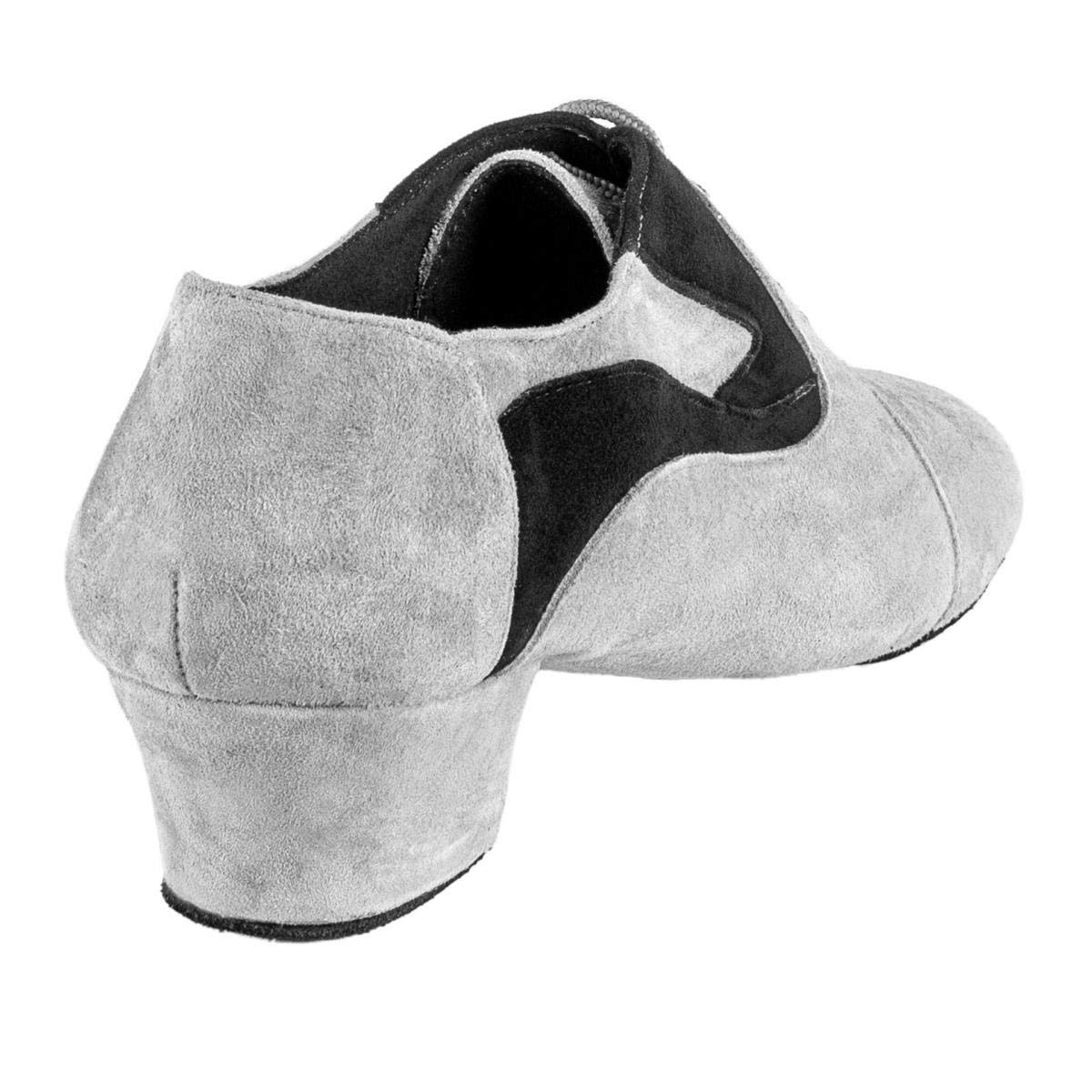 Rummos Mujeres Zapatos de Práctica R607 061-024 - Cuero Nobuk Negro - Normal - 4.5 cm Cuban - Made in Portugal