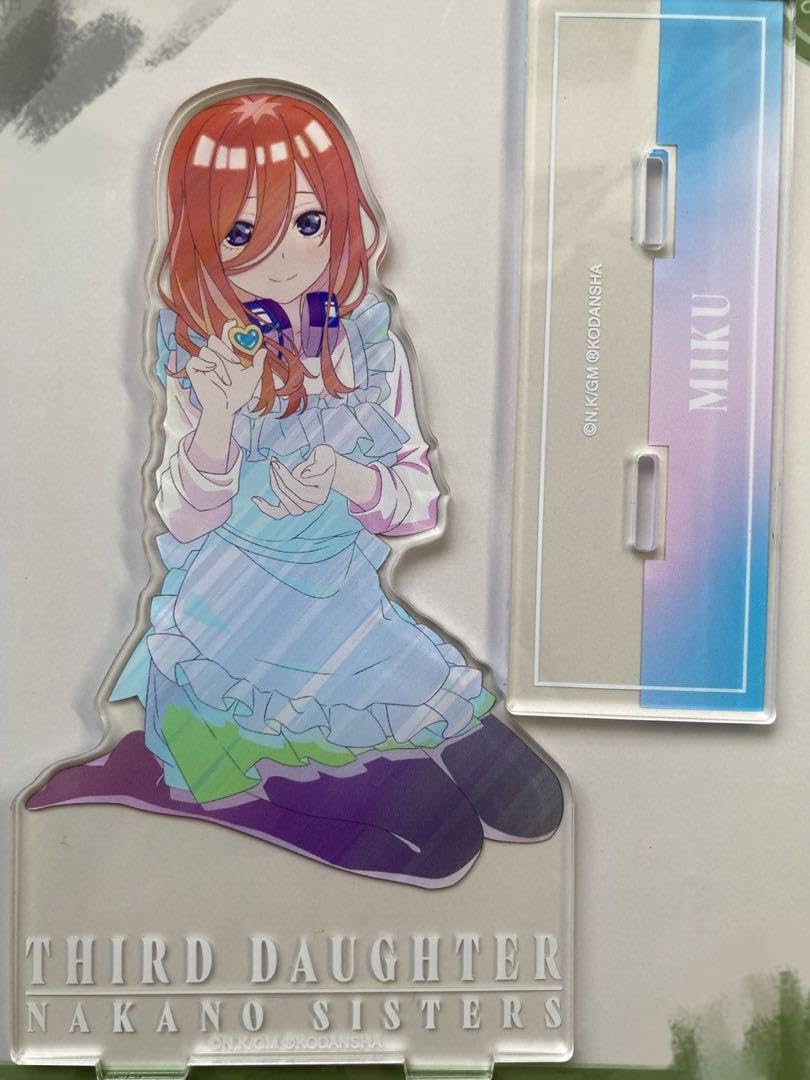 五等分の花嫁 ビッグアクリルスタンド 6U コミケ 中野三玖 Amazon.co.jp: 中野三玖 書き下ろしビッグアクリルスタンド 五等分の