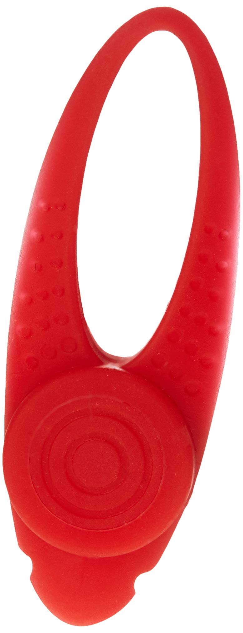 Les Filous Flashing Silicon Safety Tag For Collar/Leash/Harness, Red, 173 008