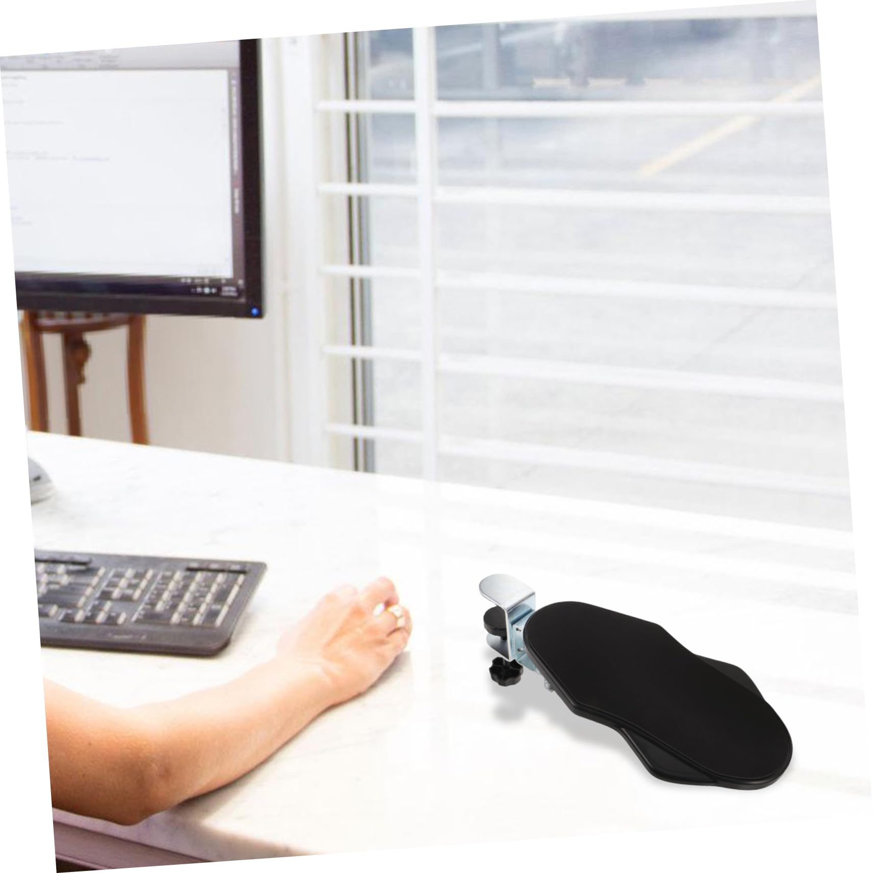 iplusmile Supporto Poggiagomiti Per Computer Poggiagomito Ergonomico Per Mouse Supporto Per Tappetino Da Scrivania Poggiapolsi Per Uso Ufficio