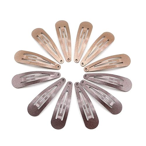 Miniatura 2 de Dofash - Pinzas para el cabello de 2.0 in / 2 pulgadas para peinar, seccionar, pasadores de pelo para mujeres, clips de metal para moño, 12