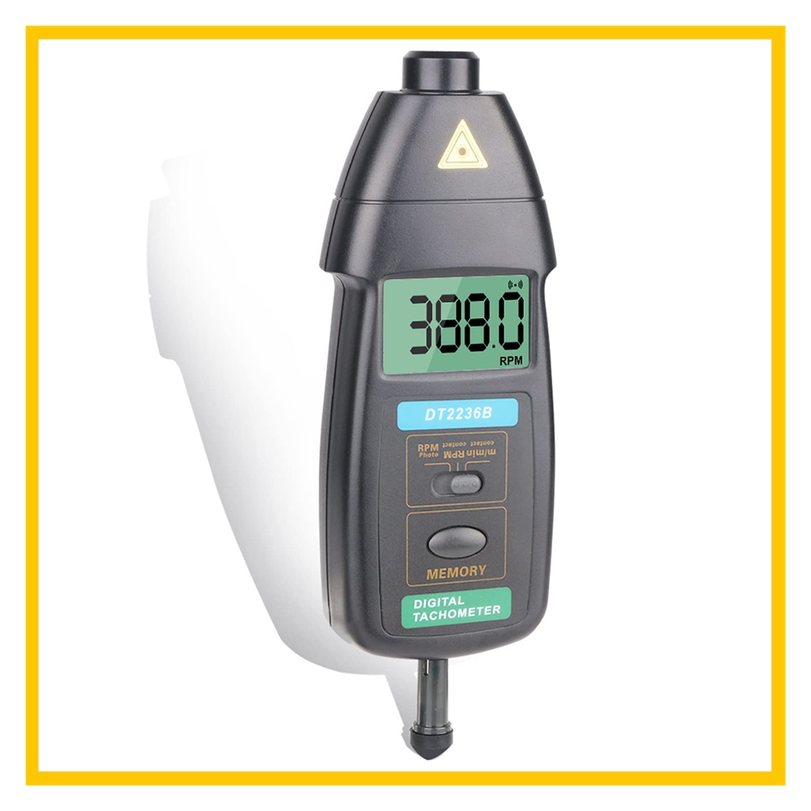 Estroboscopios, DT2236B Tachometer New Surface Speed Sensor With Flute Vails To Measure And Length Of Wire
