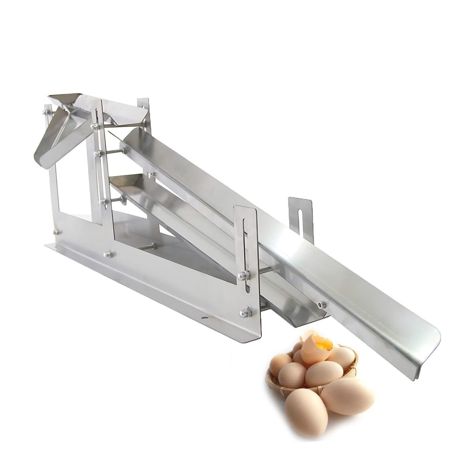 Separador de Claras,Equipo Procesamiento Alimentos,Divisor de Yemas,Cuerpo Firme,Metal 304,Separador de Huevos,Alcance Extendido,Altura Variable,Construcción Base Firme Metal