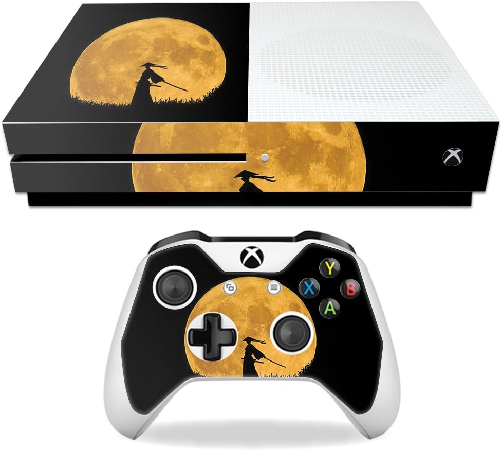MightySkins Skin Compatible with Microsoft Xbox One S - Samurai | Protective, Durable, and Unique Vinyl Decal wrap Cover | Easy to Apply, Remove, and Change Styles | Made in The USA