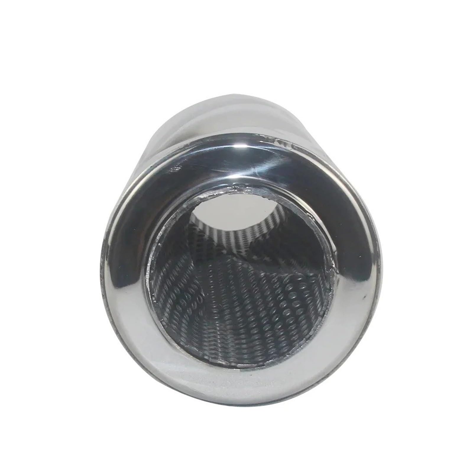 Tubo Scarico Auto Marmitta Per Sistemi Scarico Auto Tubo Centrale Universale Acciaio Inossidabile Argento Dimensioni OD 51 Mm 57 Mm 63 Mm 70 Mm 76 Mm Scarico Silenziatore(Ength 300mm 51MM)