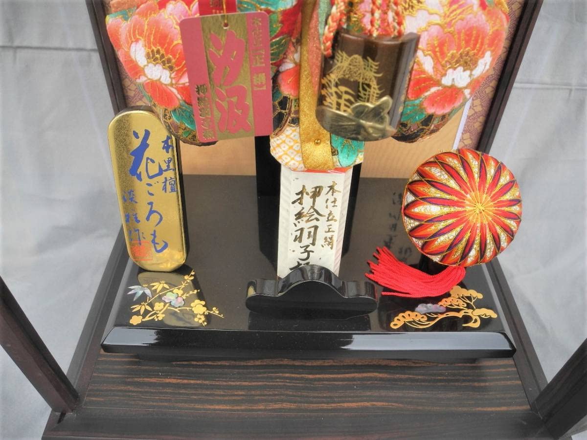 Amazon | ◎半額以下 初正月羽子板・本仕立て押絵、黒檀ケース