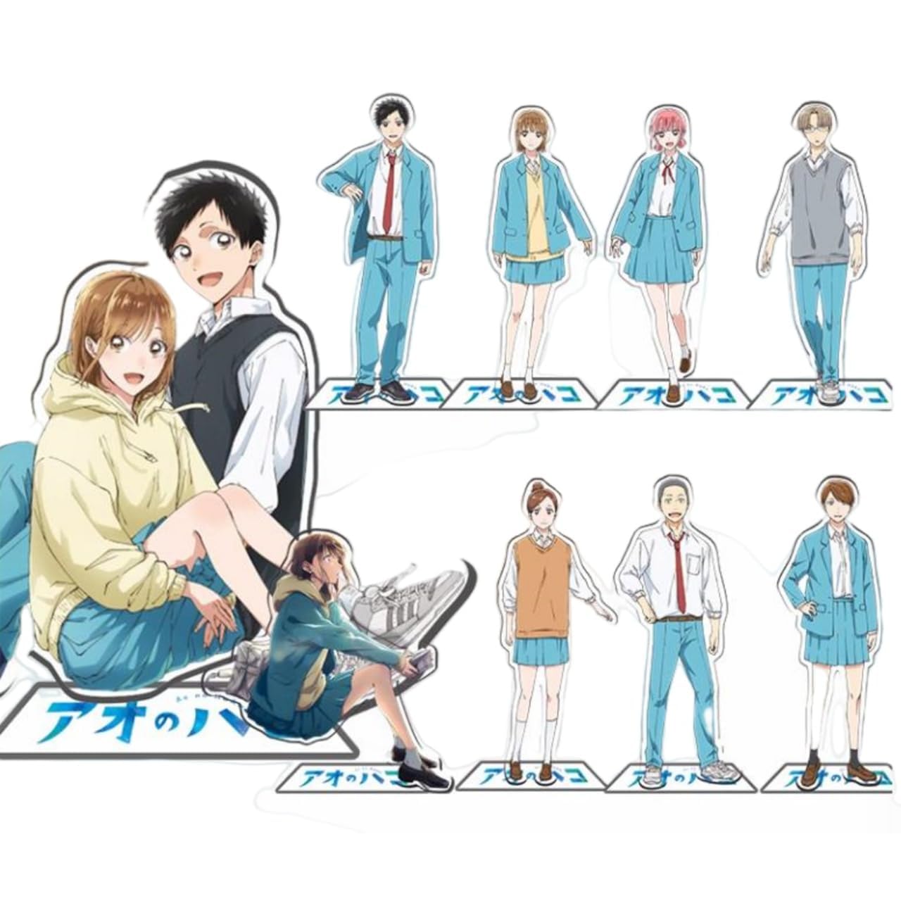 Amazon.co.jp: アオのハコ アクリルスタンド 台座あ 猪股大喜 鹿野千夏