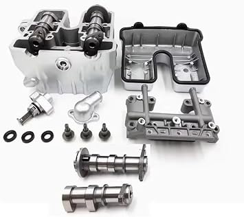 for LONCIN for CR6 LX300-6A for VOGE 300R/RR/GY 300DS 300AC for YF300 for Voge Engine Cylinder Head Assembly Camshaft Cylinder Pistons KitSliver