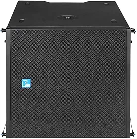 FdB DLA118BAS Subwoofer Ativo Line Array 18", 900W + 1200W, Bass-Reflex, Madeira Compensada com Tinta de Poliureia