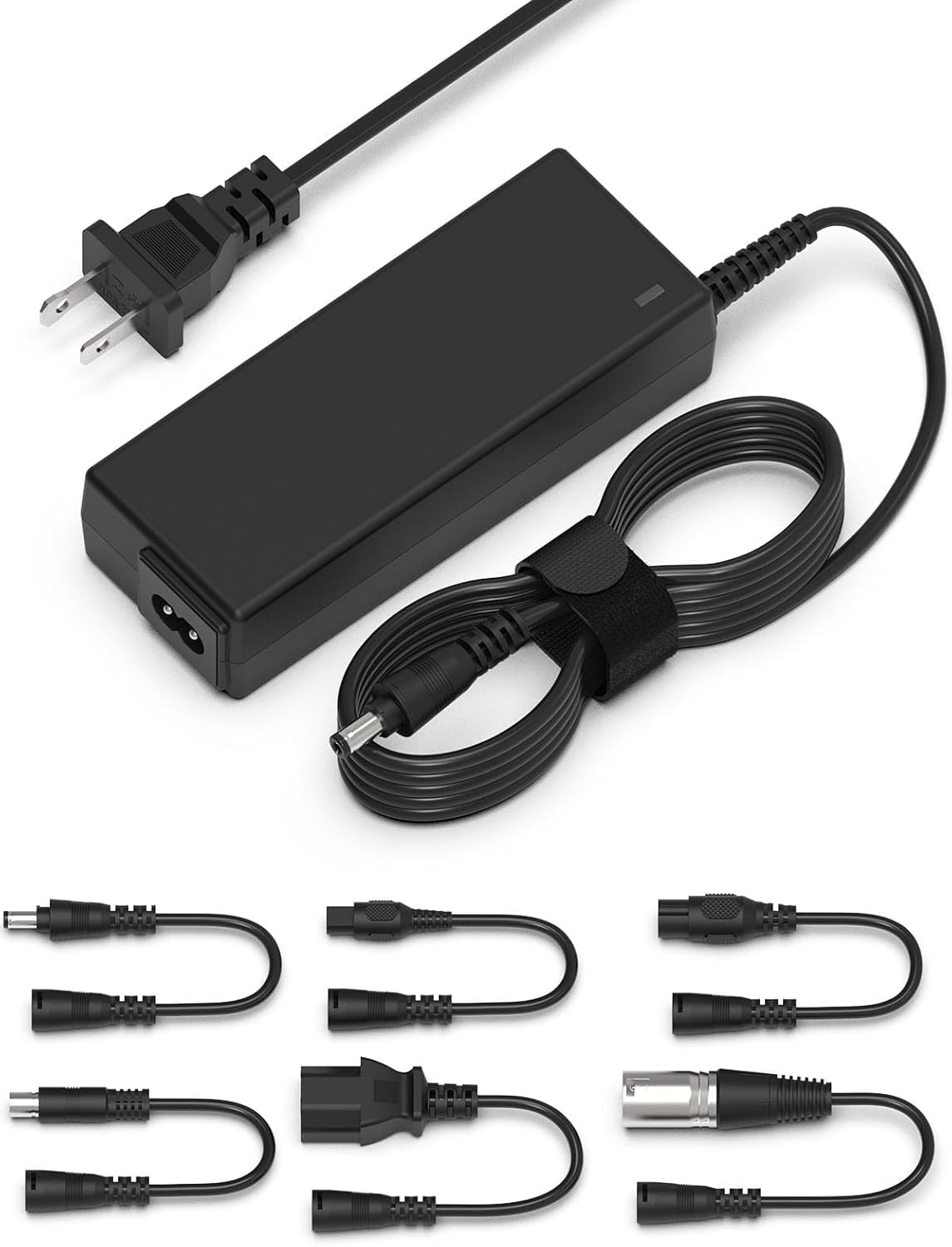 hafiuege 42V 2A Universal Electric Scooter Charger with 7 Connections, 7 in 1 for Jetson, Gotrax Bike, Ninebot, Swagtron and More, Electric Scooter Charger for 36V Lithium Battery