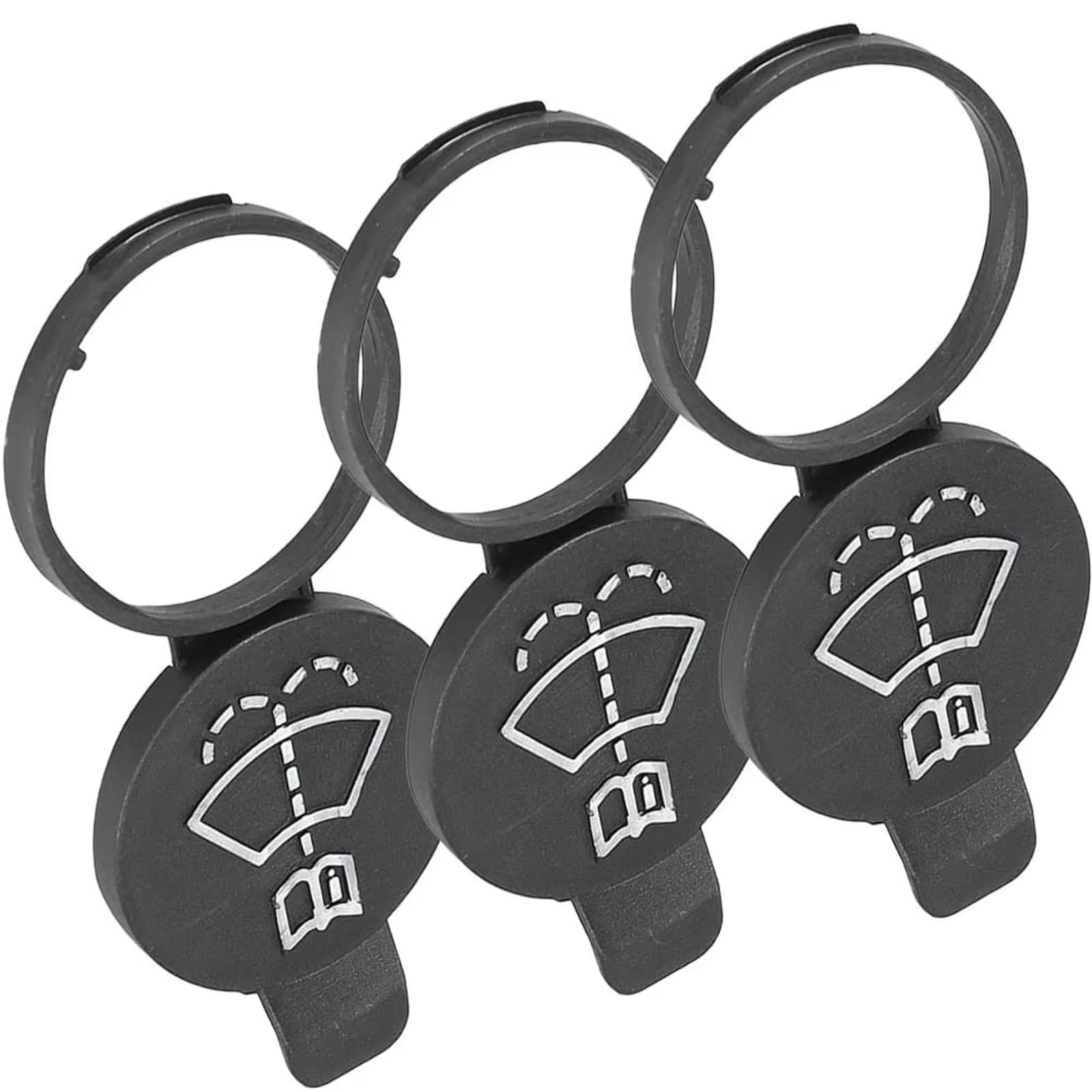 Tapa del depósito de líquido limpiaparabrisas Compatible con Cadillac para CTS 2008-2016, ATS 2008-2016 y XTS 2013-2016. 3 Tapas de depósito de líquido limpiaparabrisas para Coche.12767700.