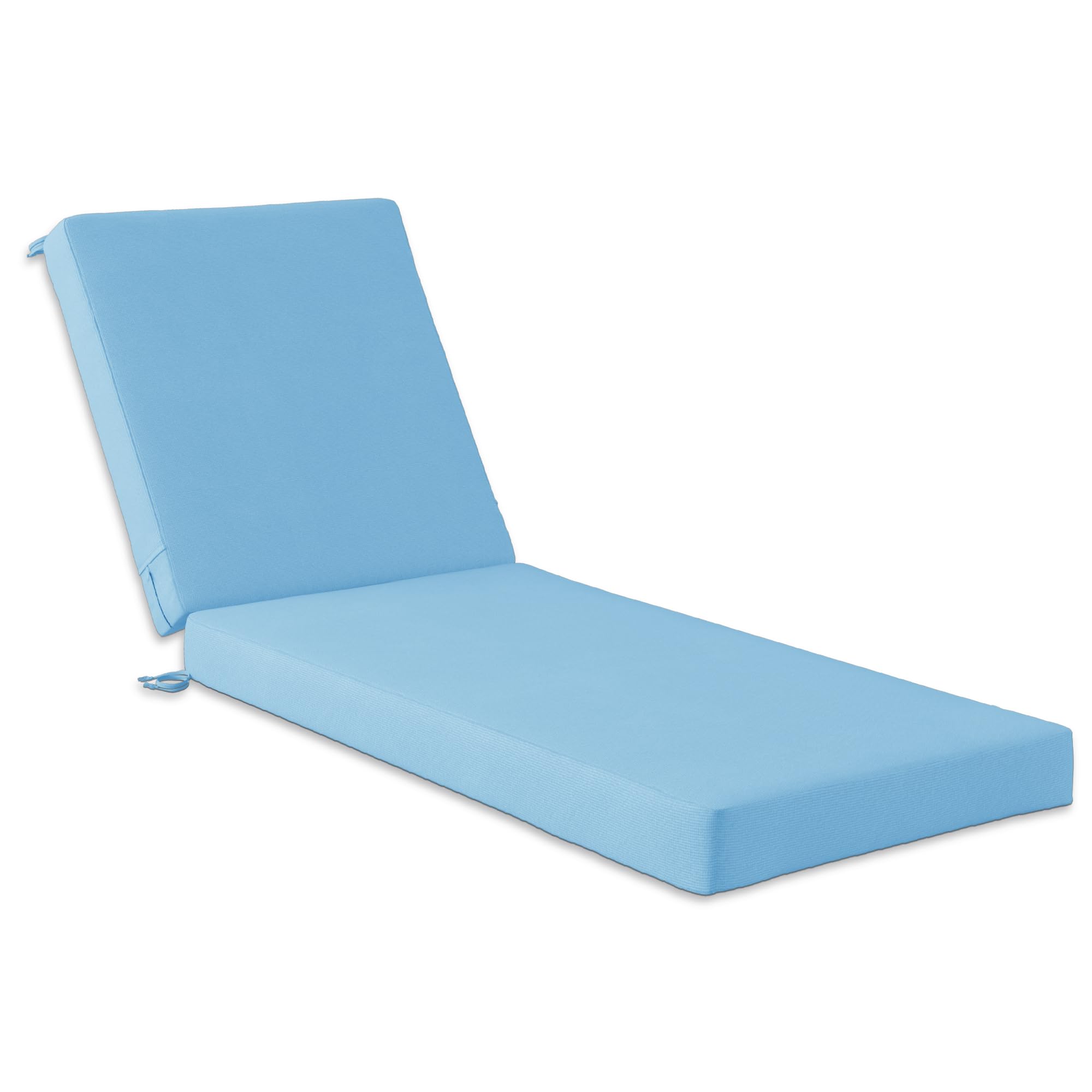 Codi Lounge Chair Cushion, Outdoor Chaise Cushions for Pool, Double Waterproof Fabric, 70 x 22.5 x 3.5 Inch Teal Blue-image-28