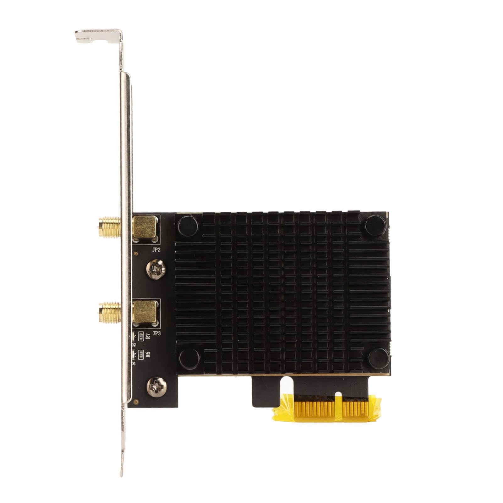 Bewinner Carte PCIe WiFi 6E 5400 Mbps Tri-Bande avec Bluetooth 5.2, Antenne à Gain élevé 6 DBi, Chipset AX210 pour 10/11 64 Bits, Adaptateur PCI Express sans Fil