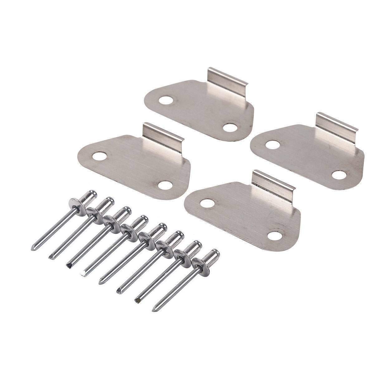 TCMT 4PCS Saddlebags Lids Wear Strike Plate Compatible Fits For Harley Touring Road Glide King 1993-2013 90962-93