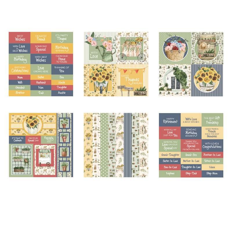 The Paper Boutique - in The Garden - Embellishments Pad