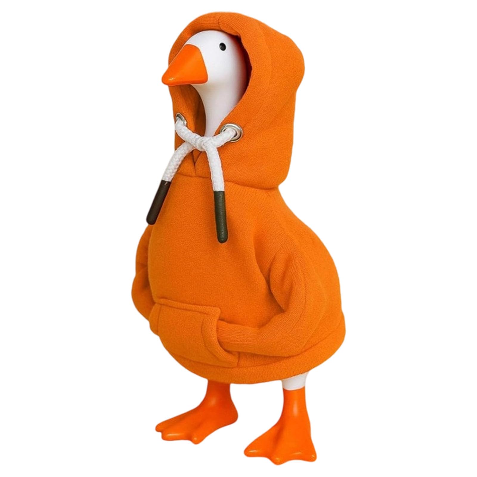 Hsyzygian Porch Gooses Outfit Hoodies Lawns Gooses Costume Yard Geese Statue Clothes for Outdoor Patio Yards Lawns Art Decorations Geese Costume Porchs Yard and Patio Decorations
