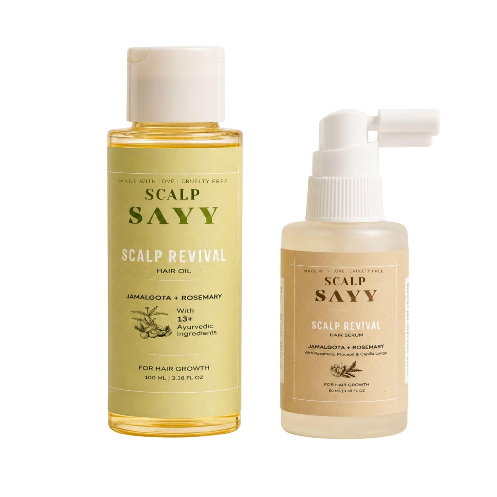 Scalp Revival Hair Serum (50 ml) & Rosemary Oil (100 ml) Combo | Hairs & Scalp Care | Lightweight Serum with Rosemary Hair,s Oil for Men & Women-image-17
