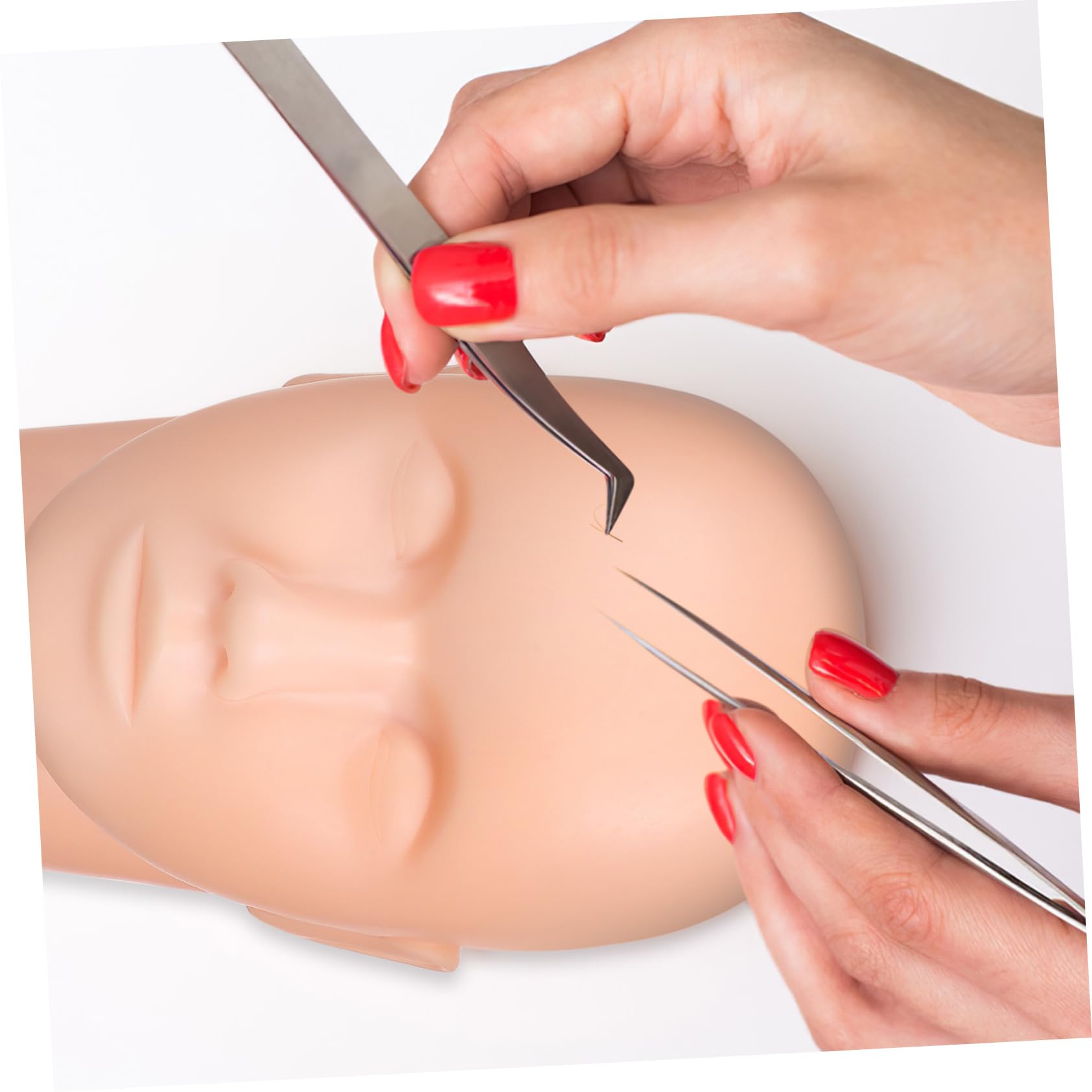 Manichino Robusto Per Esercitazioni Di Trucco in Silicone Per Studenti Truccatori