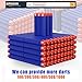 Coodoo Compatible Darts 500 PCS Refill Pack Bullets for Nerf N-Strike Elite Series Blasters Toy Gun - with Soft EVA Target and Storage Bag