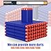 Coodoo Compatible Darts 100 PCS Refill Pack Bullets for Nerf Guns N-Strike Elite Series Blasters Toys for Nerf Party - Blue with Storage Bag