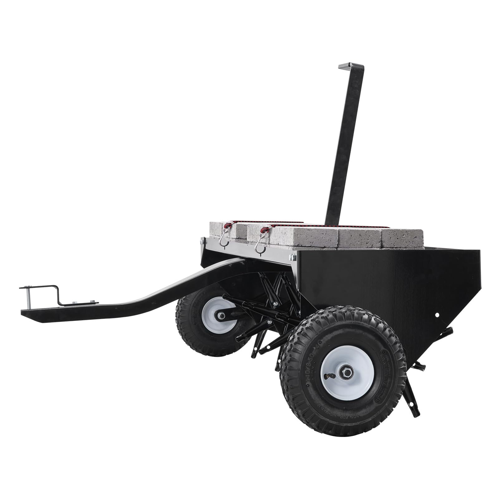 VEVOR Aerifizierer, 1500x980x885 mm, Rasenbelüfter zum Hinterherziehen mit Universalkupplung, Aufsitzmäher mit abwechselnd angeordneten Eisenspikes, Rasenlüfter für Gärten, Rasenflächen, Bauernhöfe