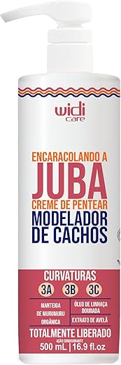 Widi Care Creme de Pentear Encaracolando a Juba, Branco, 500ml