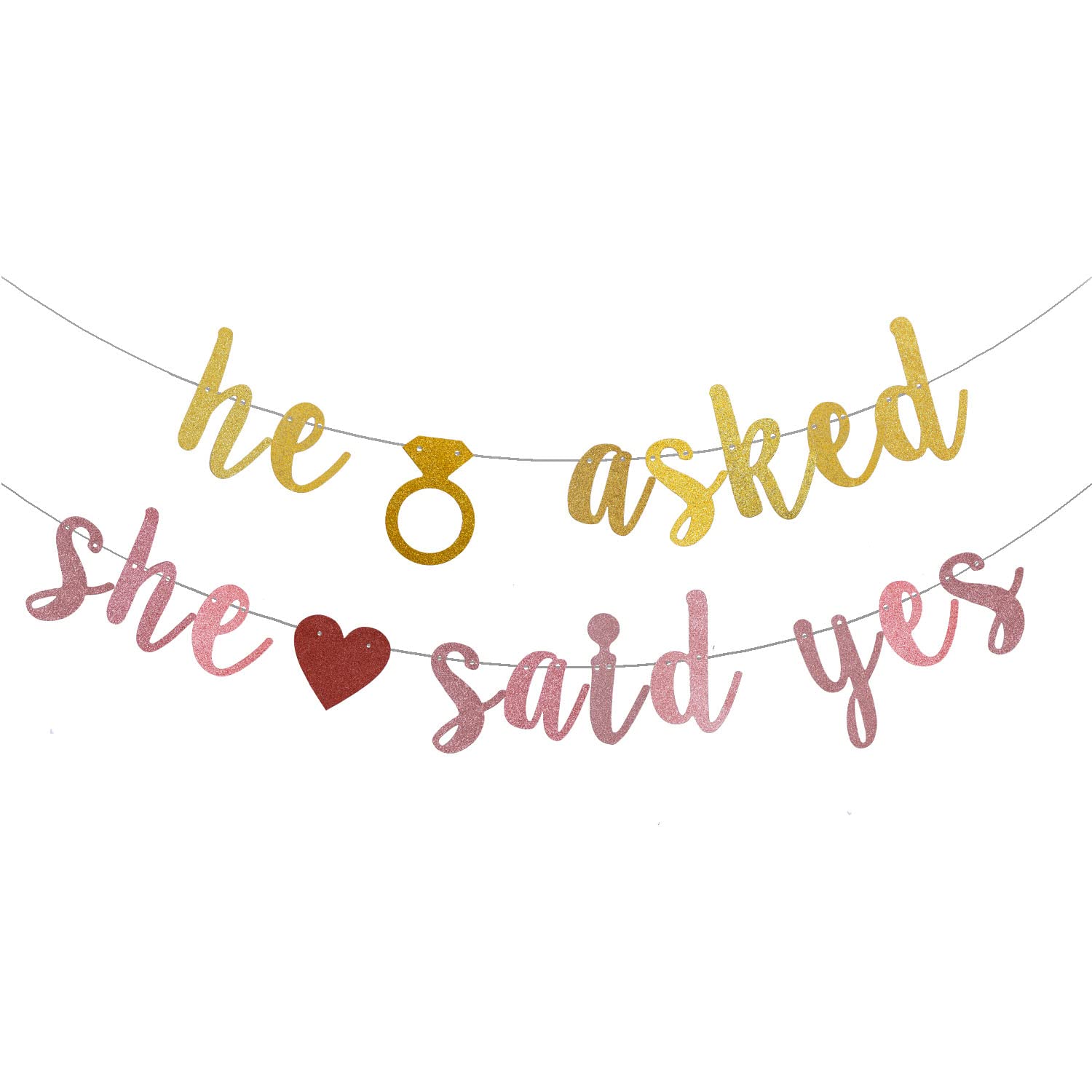 "She Said Yes!" Hanging Swirl Decorations For Bridal Shower, Hens Night & Engagement Parties - Colorful Party Decor