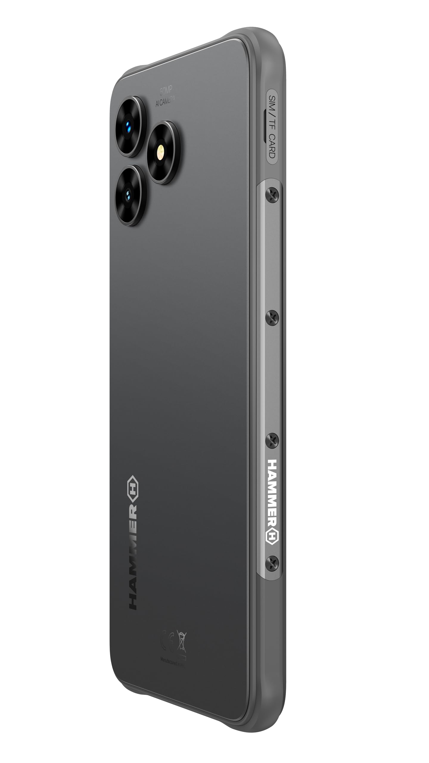 Smartfon Hammer Blade Va 5G Ultra-rugged, IP69, 6000mAh, 6,56 cala, 8GB wbudowanej pamięci RAM, 128/1T GB, Android 14, aparat 50mpx, ekran Gorilla Glass, NFC, VoLTE, ekran Gorilla Glass