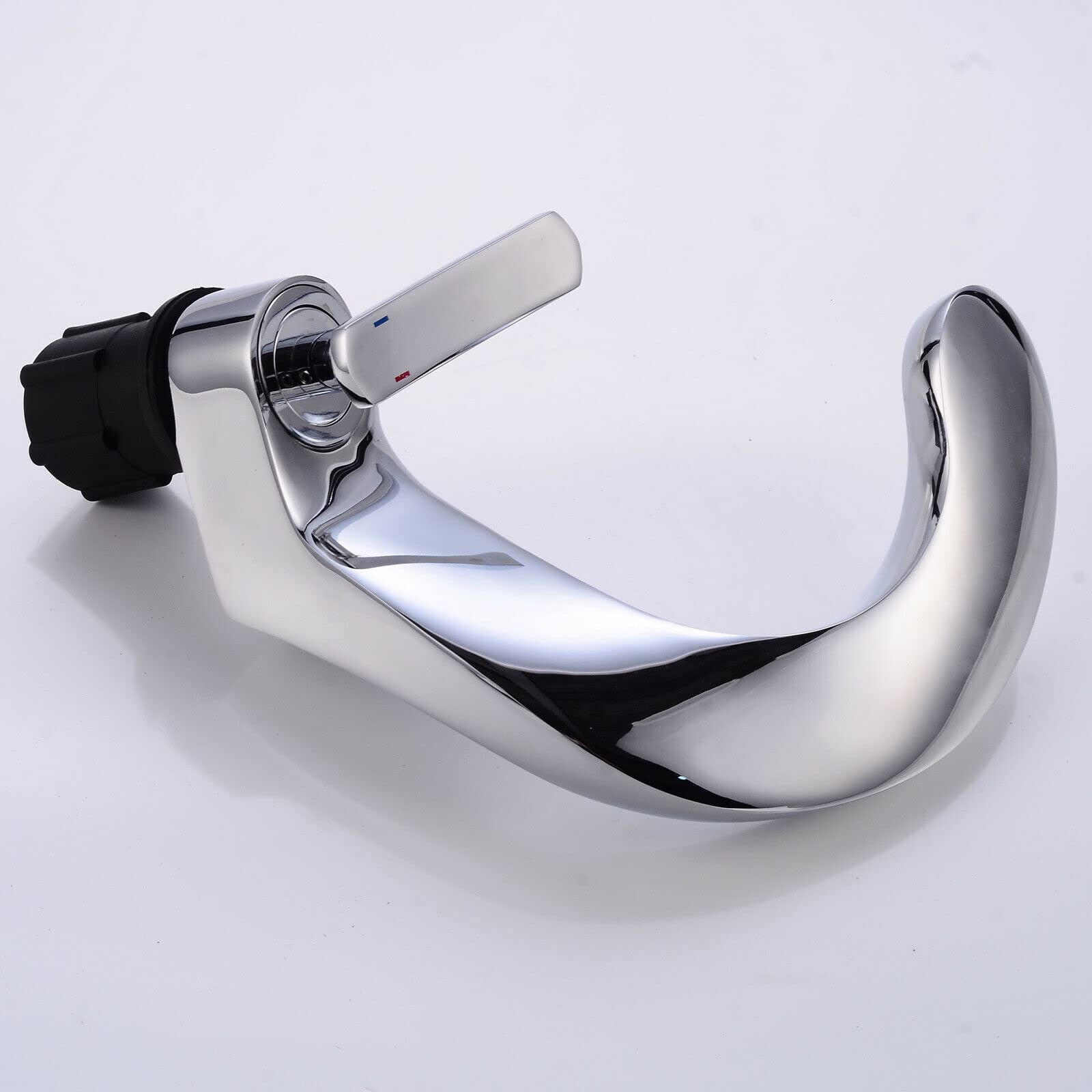 Robinet de lavabo cascade en laiton élégant pour salle de bain, mitigeur robinetterie