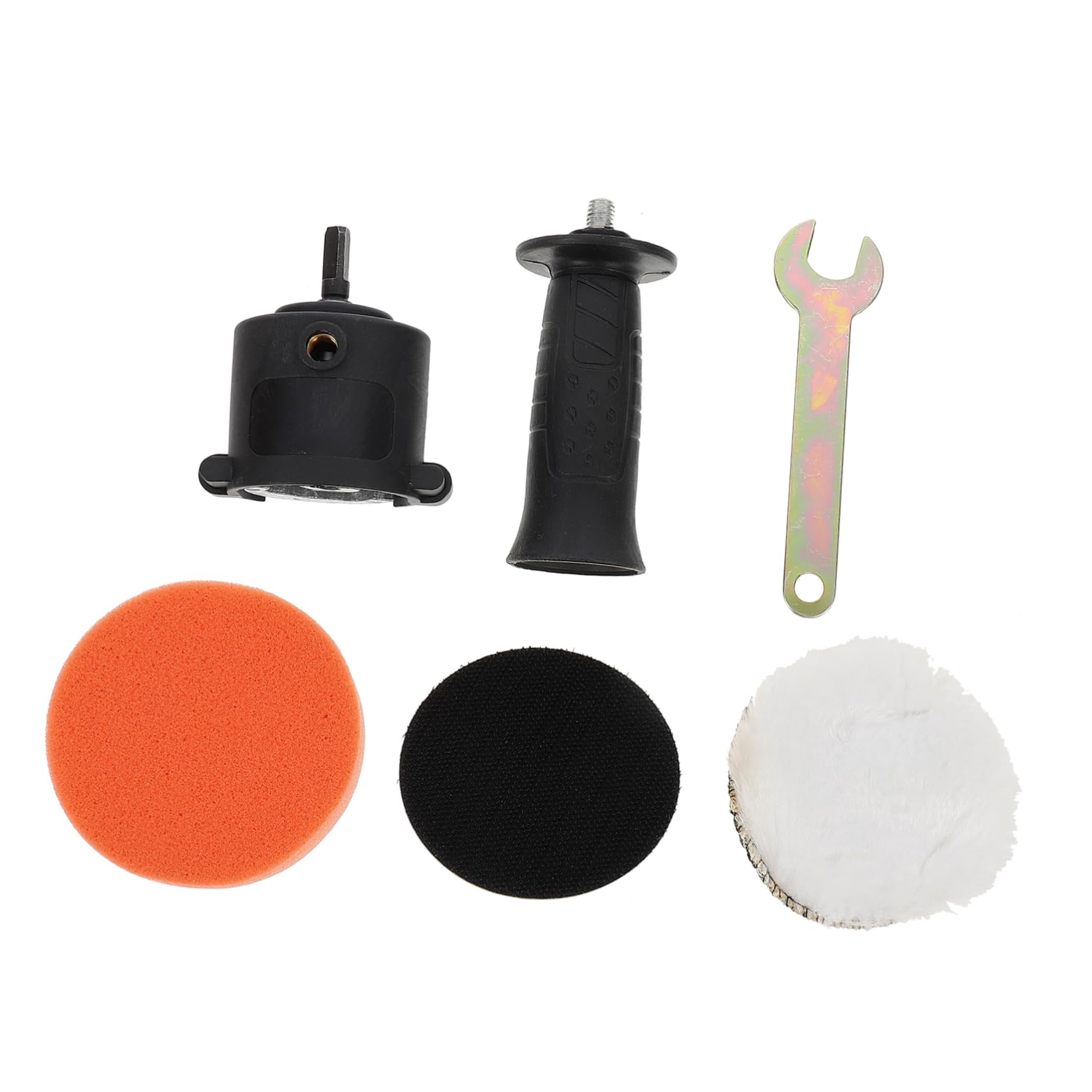 Cabilock 1Set Polishing Kit Durable Polishing Tool for Electric Drills Compatible with Lithium and Impact Drills for Scratch Removal and Surface Finishing