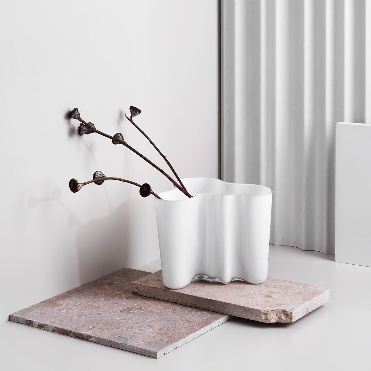 Amazon.com: Iittala Alvar Aalto 120mm White Vase : Home & Kitchen