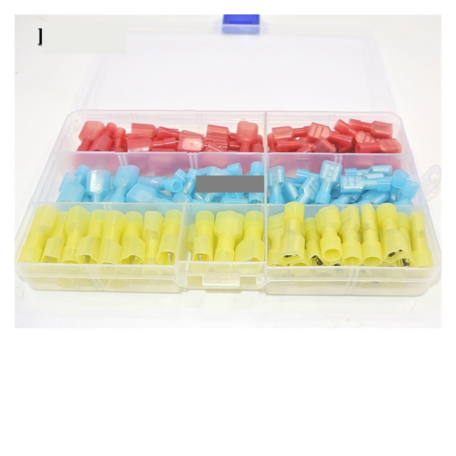 120p 22-16 16-14 12-10 AWG completamente isolati maschio/femmina terminali a crimpatura a innesto rapido, kit assortito