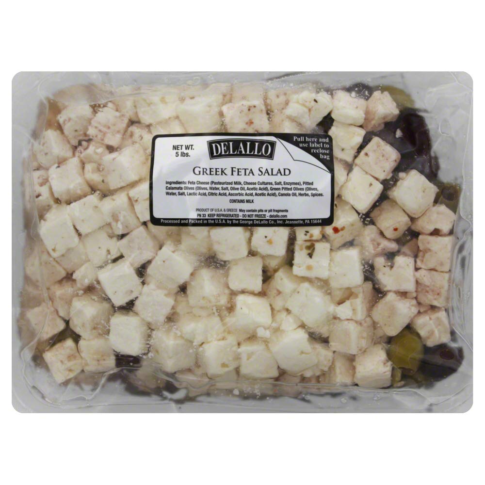 Cupful Delallo Olive Salad Greek Feta, 5 lb