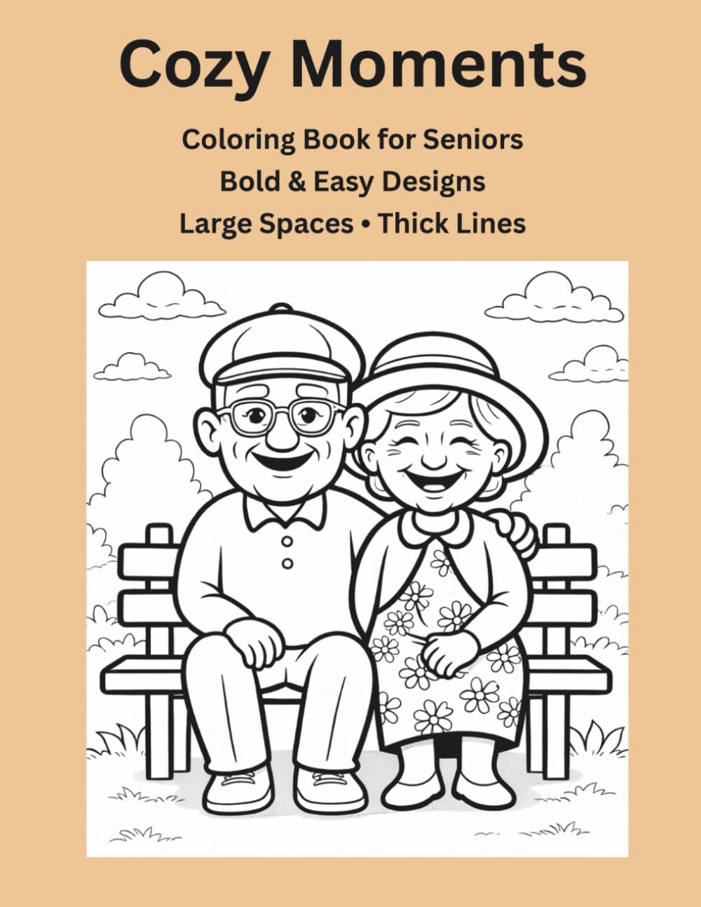 Cozy Moments: Coloring Book for Seniors